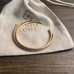 Kendra Scott Rose Gold Hoop Earrings